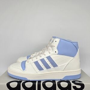 New adidas Break Start Mid Cloud White Glow Blue Women's Shoes Size 8